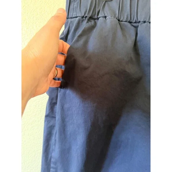 Everlane The Easy Pant Organic Cotton Pull-On Navy Size XL Casual Comfy - Picture 5 of 16
